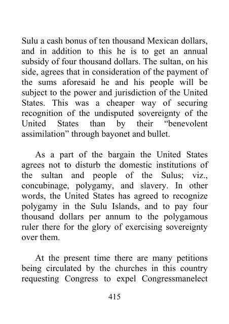 The Peril of the Republic of the United States of America - Percy T. Magan