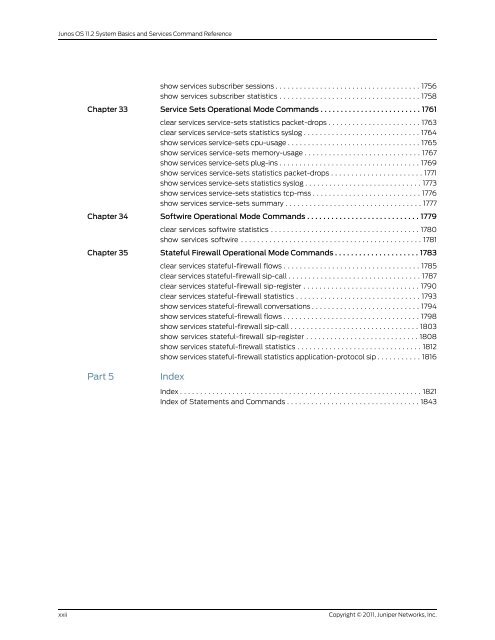 Junos OS System Basics and Services ... - Juniper Networks