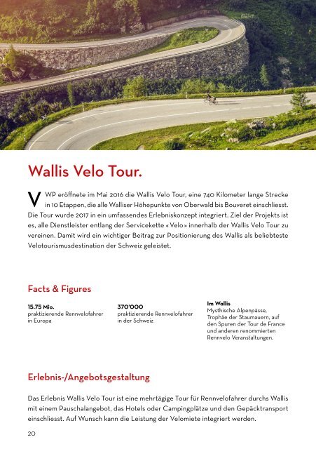 Erlebnismanagement. Valais/Wallis Promotion