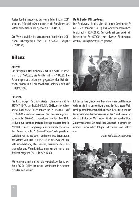 Jahresbericht Pflegeheim_2 - Pflegeheim St.Otmar