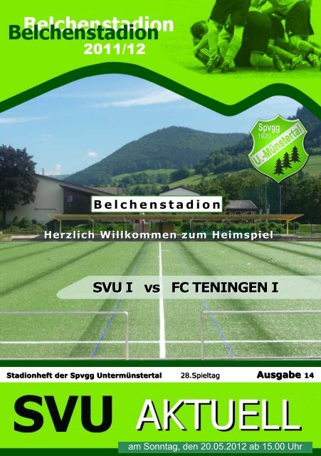 SVU I vs FC TENINGEN I - Spvgg Untermünstertal