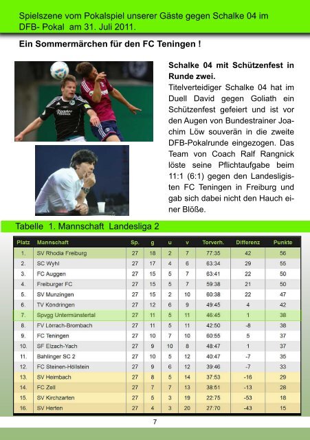 SVU I vs FC TENINGEN I - Spvgg Untermünstertal