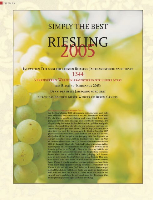simply the best riesling 2005 - Bremm