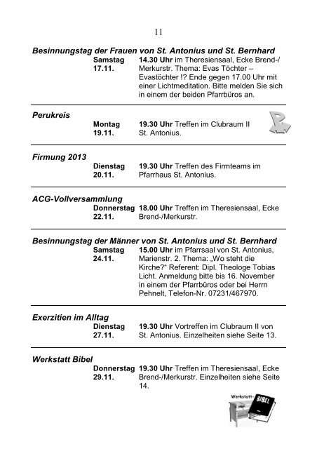 PDF Pfarrblatt Nr. 15 - bei der Seelsorgeeinheit Pforzheim West