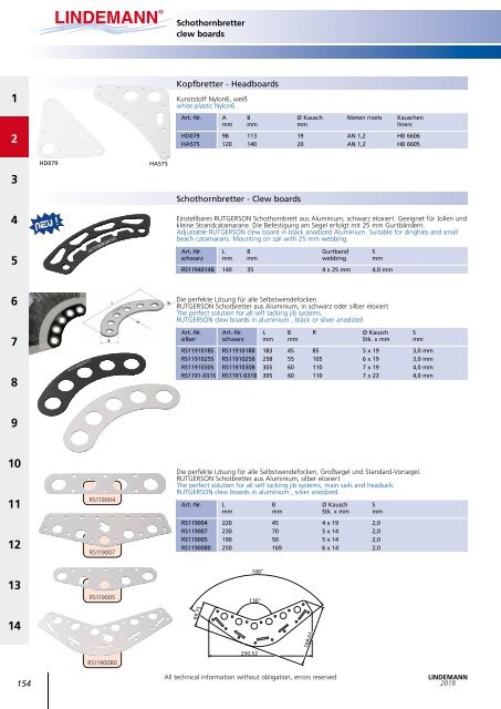 Lindemann Gesamtkatalog 2018