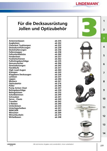 Lindemann Gesamtkatalog 2018