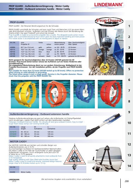 Lindemann Gesamtkatalog 2018