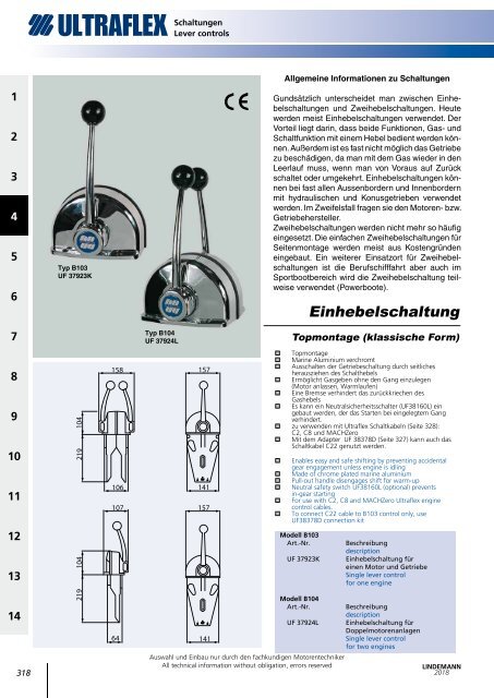 Lindemann Gesamtkatalog 2018