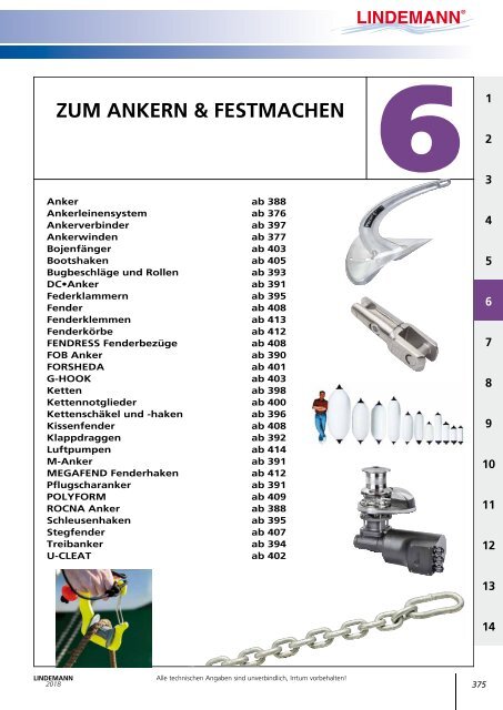 Lindemann Gesamtkatalog 2018