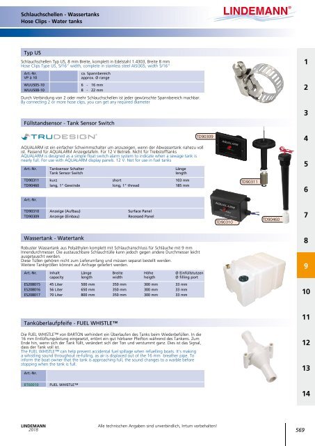 Lindemann Gesamtkatalog 2018