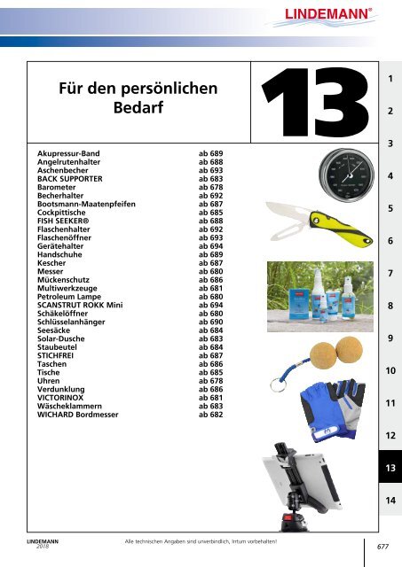 Lindemann Gesamtkatalog 2018