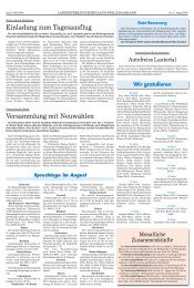 Wir gratulieren - SoVD Rheinland-Pfalz/Saarland