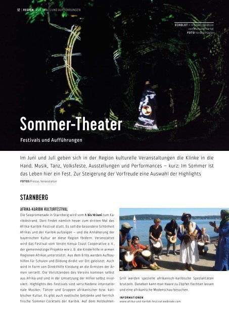 SchlossMagazin Fünfseenland Juni 2018