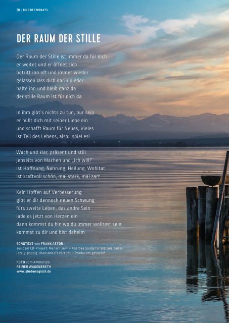 SchlossMagazin Fünfseenland Juni 2018