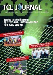 Tennisclub Loerrach e.V._ Journal 2018