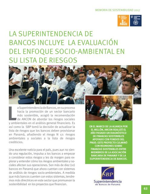 Memoria de Sostenibilidad 2017 ANCON 