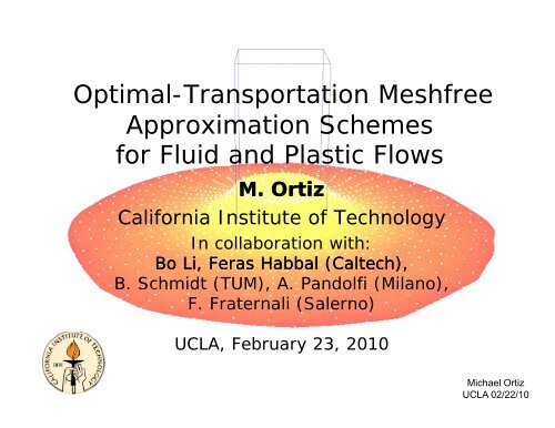 Optimal-Transportation Meshfree Approximation Schemes - Solid ...