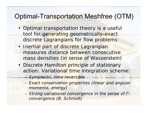 Optimal-Transportation Meshfree Approximation Schemes - Solid ...