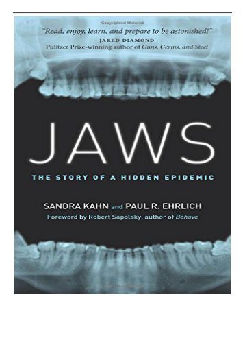 eBook Jaws The Story of a Hidden Epidemic Free eBook