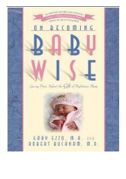 eBook On Becoming Babywise Giving Your Infant the Gift of Nighttime Sleep Free books