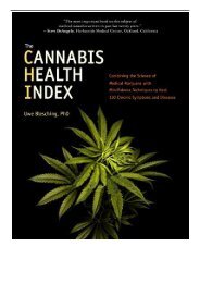 eBook The Cannabis Health Index Combining the Science of Medical Marijuana with Mindfulness Techniques
