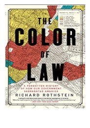 eBook The Color of Law A Forgotten History of How Our Government Segregated America Free books