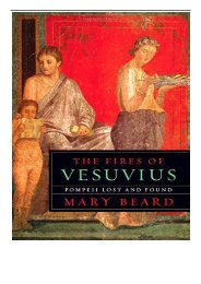 eBook The Fires of Vesuvius Pompeii Lost and Found Free online