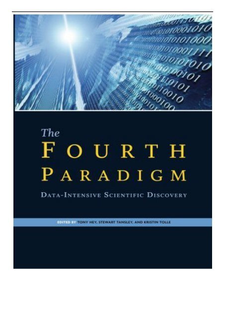 eBook The Fourth Paradigm Data-Intensive Scientific Discovery Free online