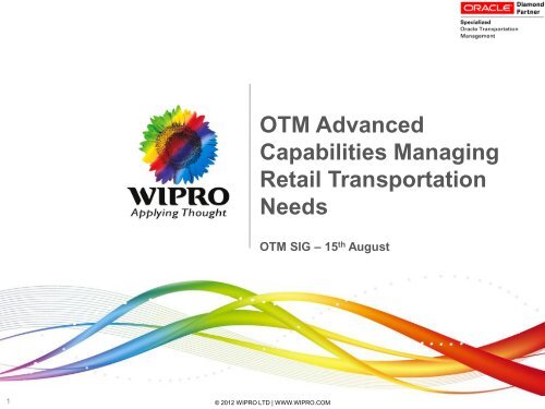 OTM Advanced Capabilities Managing Retail Transportation Needs