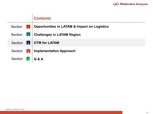 Best Practices & Learning from Implementing OTM in LATAM