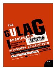 eBook The Gulag Archipelago 1918-1956 Abridged An Experiment in Literary Investigation P.S. Free online
