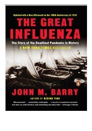 eBook The Great Influenza The Story of the Deadliest Pandemic in History Free books