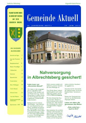 (4 02 MB) - - Marktgemeinde Albrechtsberg an der großen Krems