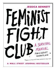 PDF Download Feminist Fight Club A Survival Manual for a Sexist Workplace Free eBook