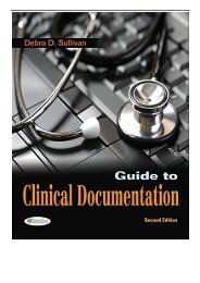 PDF Download Guide to Clinical Documentation 2e Free eBook