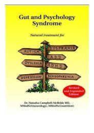 PDF Download Gut and Psychology Syndrome Natural Treatment for Autism Dyspraxia A.D.D Dyslexia A.D.H