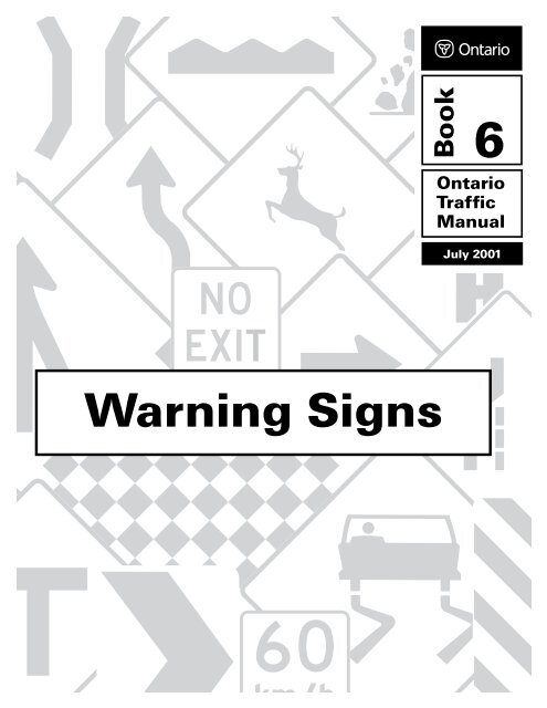 Ontario traffic manual