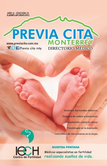 Revista Digital Previa Cita Monterrey Edición 31