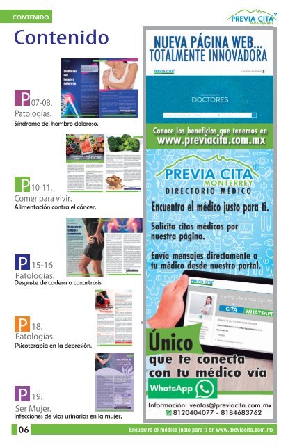 Revista Digital Previa Cita Monterrey Edición 31