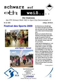 Festival des Sports 2009 - Otk-Schwarz-Weiss