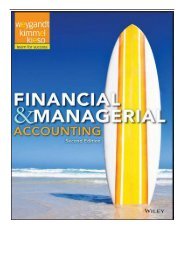 PDF Download Financial and Managerial Accounting Full eBook