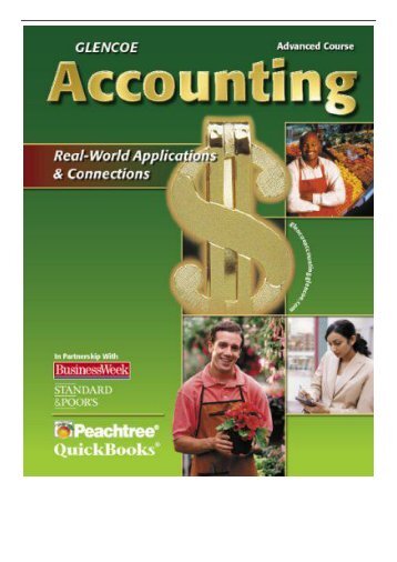 PDF Download Glencoe Accounting Advanced Course Real-World Applications  Connections Full Page