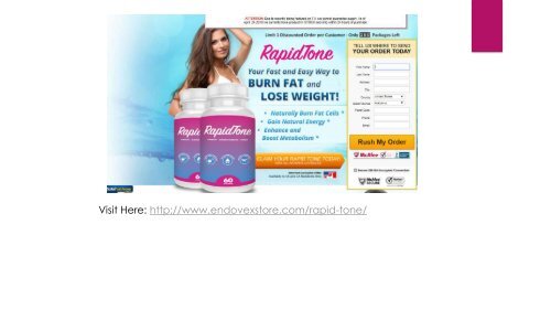 Rapid Tone  Reviews - Best Shark Tank Weight Loss Pills