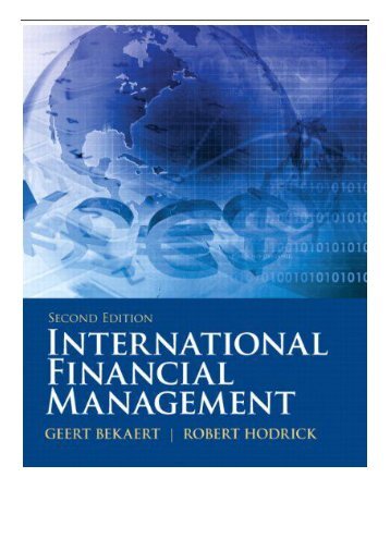 PDF Download International Financial Management Prentice Hall Series in Finance Full Online