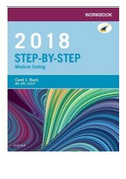 [PDF] Workbook for Step-by-Step Medical Coding 2018 Edition 1e Full Online