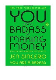 [PDF] You Are a Badass at Making Money Master the Mindset of Wealth Full Books