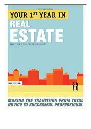 [PDF] Your First Year in Real Estate Making the Transition from Total Novice to Successful Professional