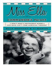 PDF Download Miss Ella of Comander's Palace Full eBook