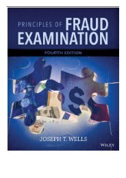 PDF Download Principles of Fraud Examination Full Online