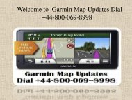 How do I Update my Garmin Maps for free? Dial Toll-free Number +44 800 069 8998 UK.